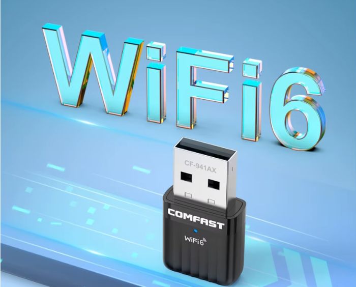 USB-WiFi адаптер 802.11ax Comfast AX600 5ghz+2.4ghz