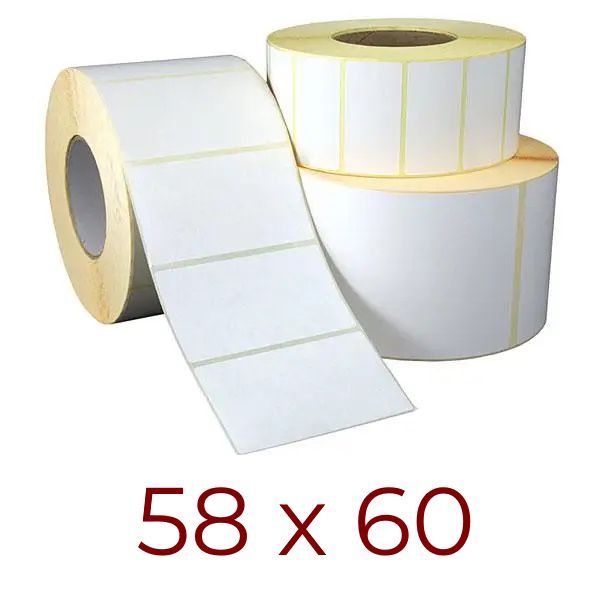 Термоетикетка 58х60 мм (450 шт/рул.)