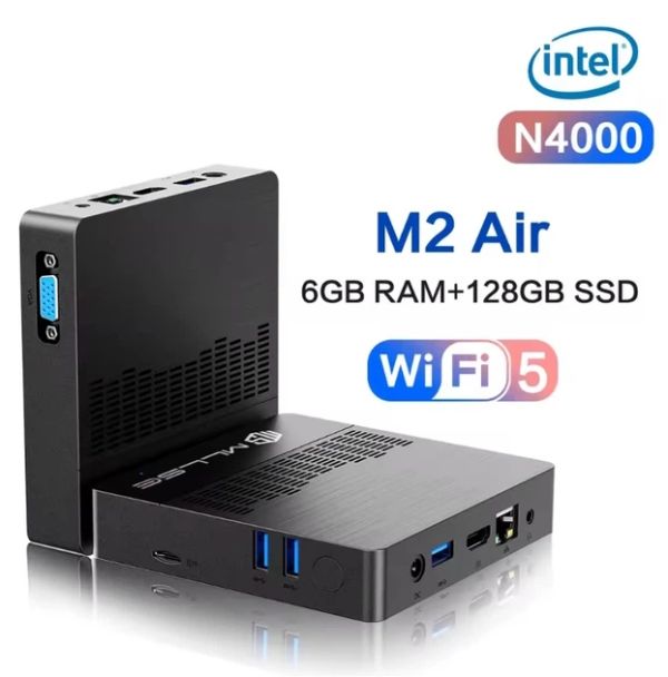 Міні ПК MLLSE M2 Air (Celeron N4000, 6GB RAM/128GB SSD, Wi-Fi, Bluetooth, Windows 11 Pro)
