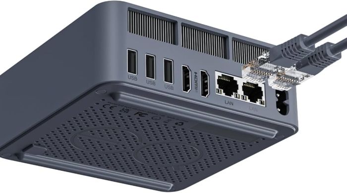 Портативний ПК Beelink EQi12-LP (Intel Core i7-12650H, 24 Гб RAM/500SSD, WiFi, 2 x HDMI, 2 x LAN) + Windows 11 Pro 