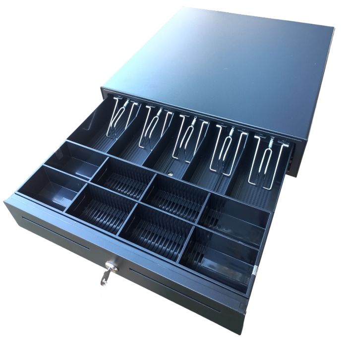 Грошова скринька Asap POS L-412E (410 мм x 415 мм x 100 мм) 12/24V