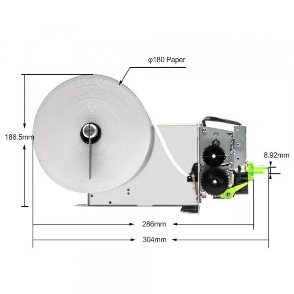 Вбудований принтер чеків Cashino KP-320H (RS232 + USB, 24V)
