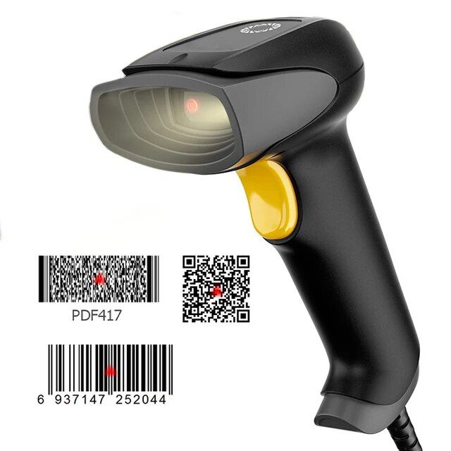Сканер штрих-кодів HBAPOS HBA-3206 (2D) USB з підставкою