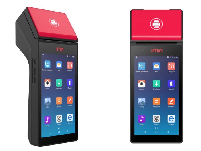 POS термінал iMin M2 Pro (Android 11, 2Gb/16Gb, NFC, вбудований принтер, Sim)