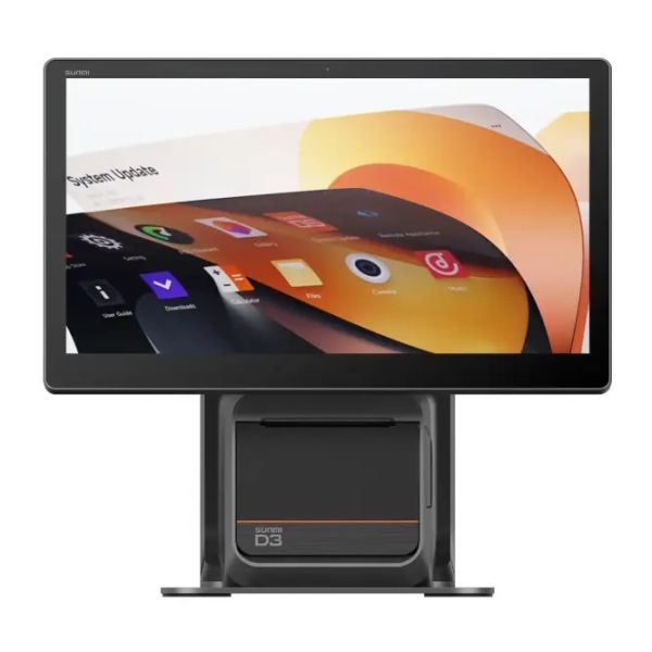 POS-термінал SUNMI D3 з екраном клієнта 10.1 та принтером 80 мм (15.6”, 4GB RAM / 64GB ROM, Android 14)