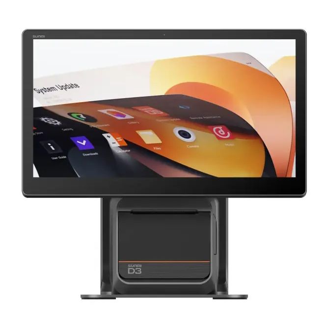 POS-терминал SUNMI D3 с экраном клиента 10.1 и принтером 80 мм (15.6”, 4GB RAM/64GB ROM, Android 14)