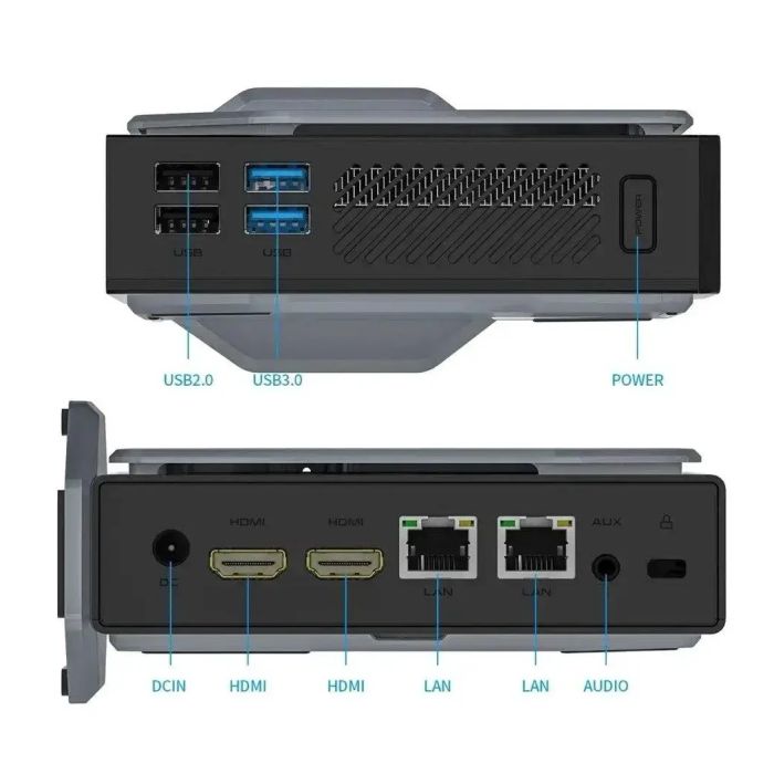Портативний ПК Firebat S1 (Intel N100, 8 Gb RAM/256 Gb SSD, Wi-Fi, Bluetooth, Ethernet) + Windows 11 Pro