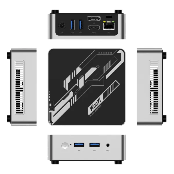 Міні ПК WooYi M1 (Intel N150, 8GB RAM/512GB SSD, Wi-Fi, Bluetooth, Windows 11 Pro)