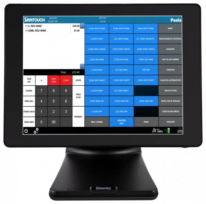 POS терминал Sam4s Titan-S 560 (Intel Celeron J6412, 8Gb Ram DDR4, 240Gb SSD)