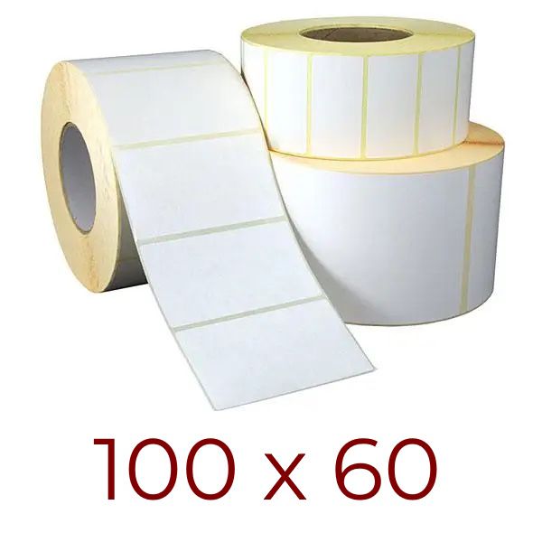 Термоетикетка 100х60 мм (1000 шт/рул.)