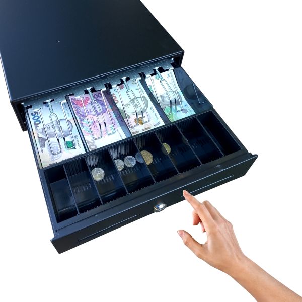 Грошова скринька Asap POS L-330E Push-Push (330 мм x 335 мм x 90 мм)