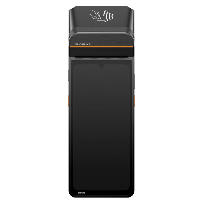 POS термінал Sunmi V3 (Android 13, принтер 58 мм, екран IPS  6.75 дюймів, 3GB RAM/32GB ROM, NFC, 4G, Wi-Fi, Bluetooth)