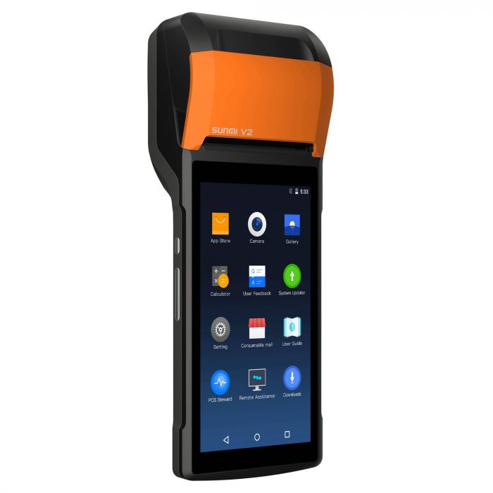 POS терминал Sunmi V2s NFC + сканер штрих-кодов (Android 11, 3GB/32GB/3500 mAh)