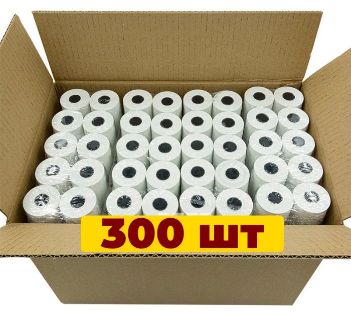 Кассовая лента 57 мм (60 метров) оптом 300 рулонов