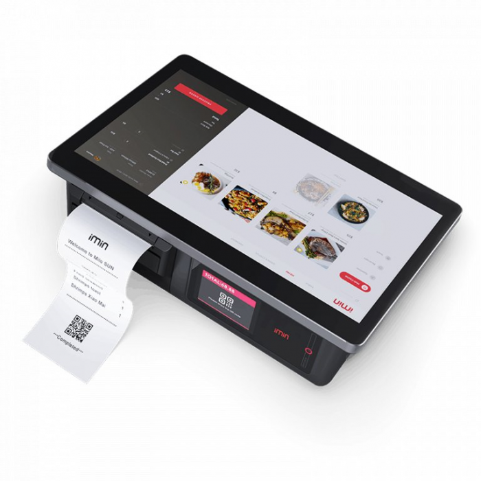 POS термінал iMin D1 10.1 (Android 11 Go, 2GB/16GB, 4G, принтер 58 мм)