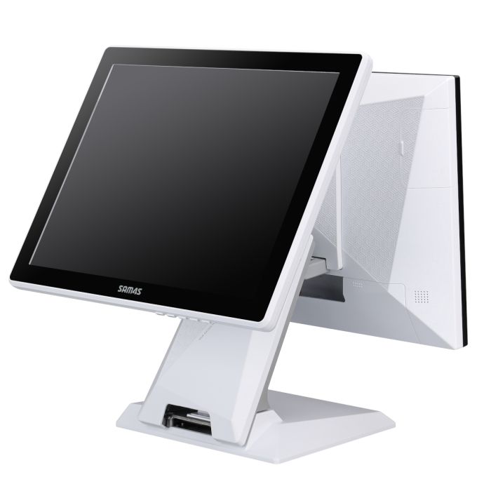 POS-терминал Sam4s Sapphire-S560 белый с дополнительным монитором 15"+15" (Intel J6412, 8Gb RAM/240Gb SSD, 6 USB, 2 RS232)