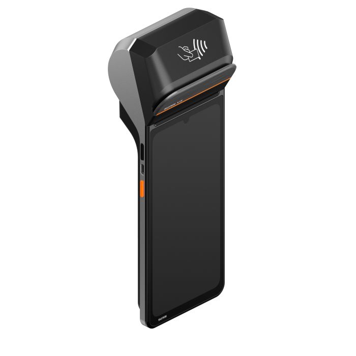 POS терминал Sunmi V3 (Android 13, +принтер 58 мм, +встроенный сканер штрих-кодов, 6.75 дюймов, 3GB RAM/32GB ROM, NFC, 4G, Wi-Fi, Bluetooth)