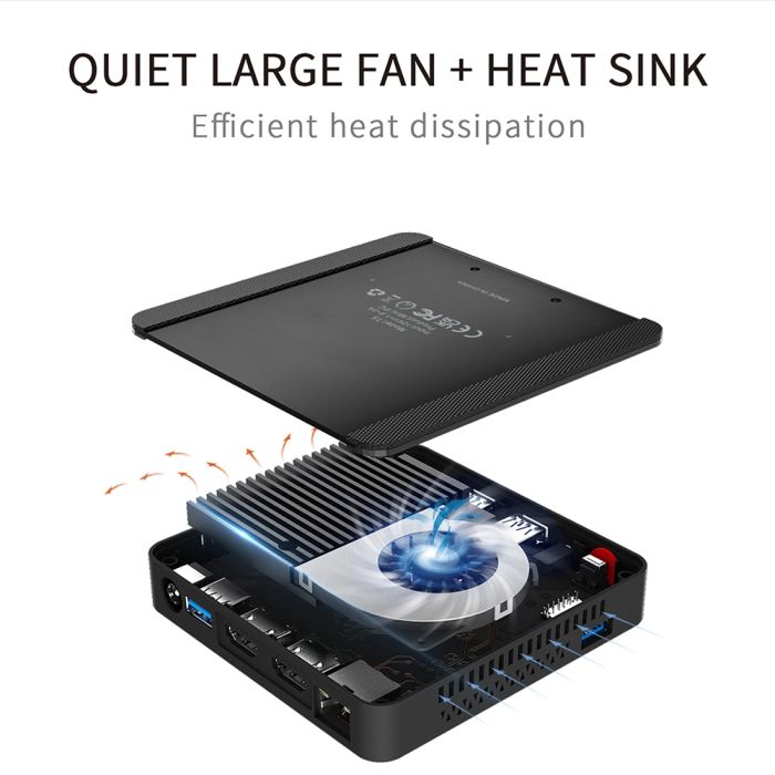 Портативний ПК Beelink T5 (Intel Celeron N4020, 4Gb RAM/64 Gb SSD, Wi-Fi, Bluetooth) + Windows 11 Pro
