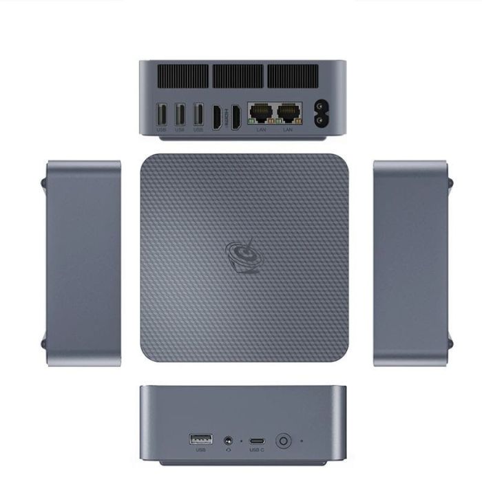 Портативный ПК Beelink EQi12-LP (Intel Core i7-12650H, 24 Гб RAM/500SSD, WiFi, 2 x HDMI, 2 x LAN) + Windows 11 Pro