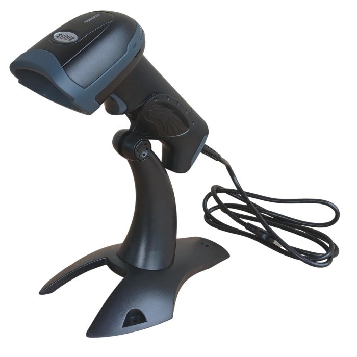 Сканер штрих-кода Syble XB-D10 с подставкой (2D, USB)