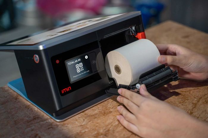 POS термінал Imin Falcon 1 (Android 11, 10.1 дюймів, GPS, NFC, 4G, принтер 80 мм)