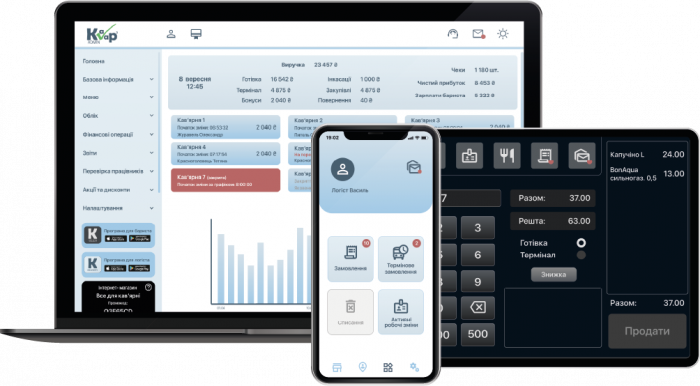 POS Система Kavapp для кофейни