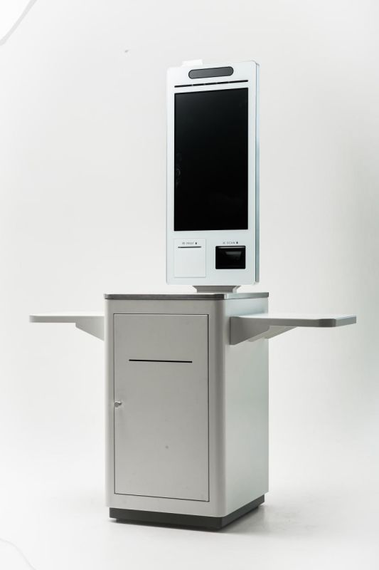 Касса самообслуживания с тумбой Founya FY-SST 24 дюйма (Intel J6412, RAM 4GB/SSD 128, встроенный принтер и сканер)