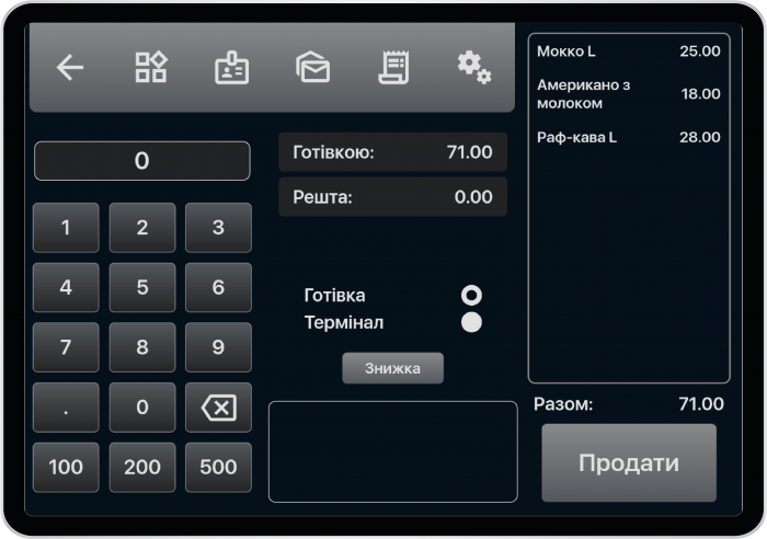 POS Система Kavapp для кофейни