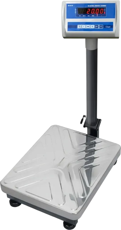 Товарні ваги Vagar VB-W 60/150 LED до 150 кг (платформа 420 × 520 мм)