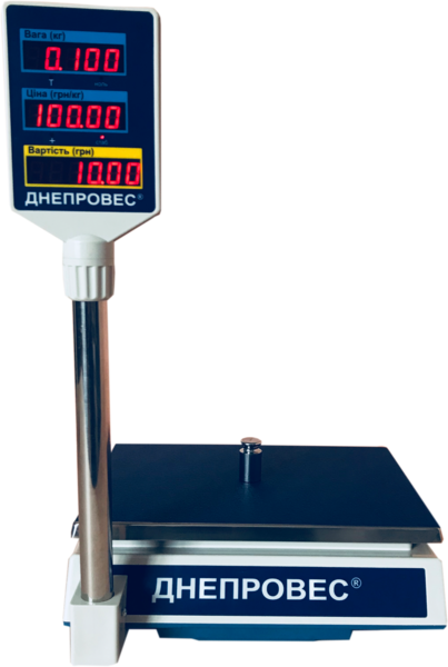 Весы торговые Днепровес ВТД-РС с портом RS232